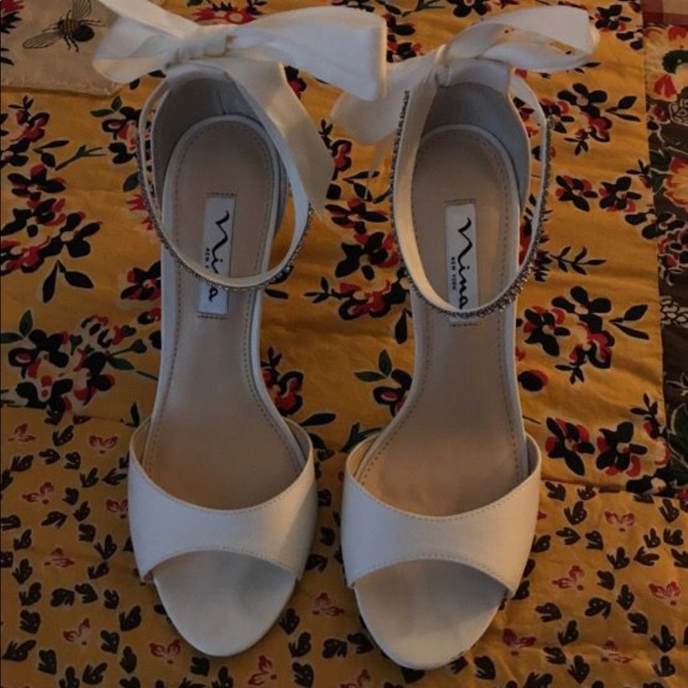 Nina New York ivory wedding shoes